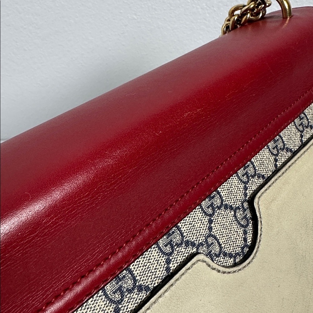 💯Authentic Gucci Padlock GG Supreme chain shoulder bag🍀 - Picture 7 of 16